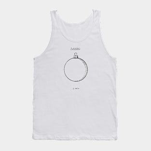 Christmas Ornament: Plain 2 inch Ball Tank Top